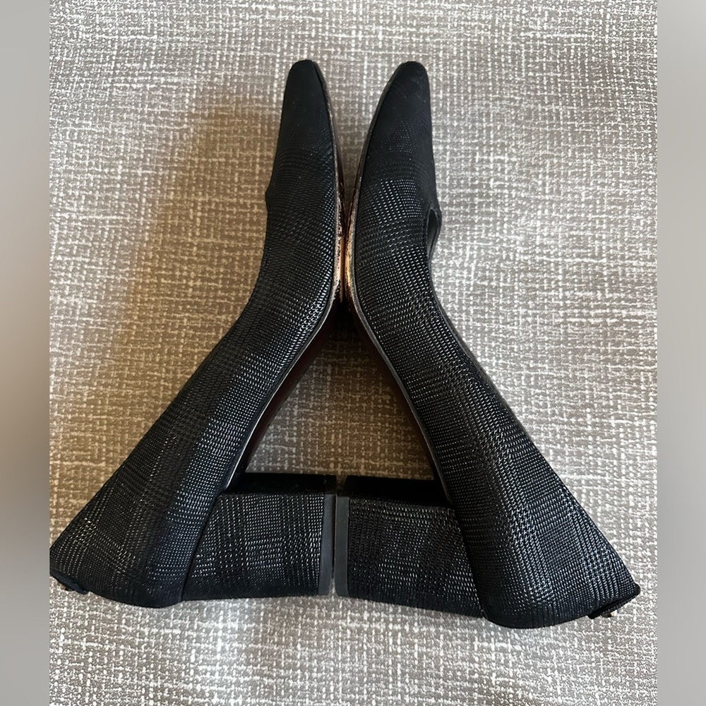 Stuart Weitzman Classic Flex pointy toe block heel size 9 - Picture 6 of 11